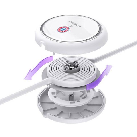 Baseus Kabel ładowania USB-C do USB-C 100W (biały) Edycja Bayern