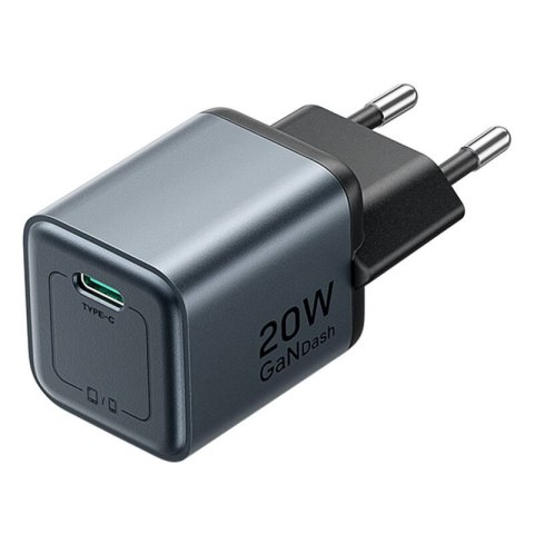 Ładowarka GaN Vention USB-C 20W + Kabel USB-C-L 1m (Szara)