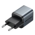 Ładowarka GaN Vention USB-C 20W + Kabel USB-C-L 1m (Szara)