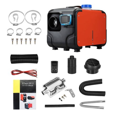 Ogrzewanie postojowe / nagrzewnica Blitzwolf BW-AH-H2B, 5kw z wejściem AC + adapter + kontroler z wyświetlaczem