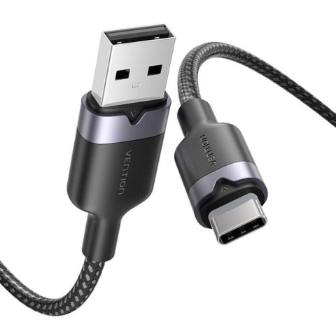 Kabel USB 2.0 A do USB-C 3A Vention CTNBF 1 M (czarny)