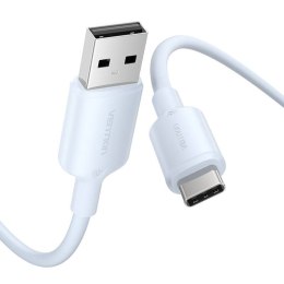 Kabel USB 2.0 A do USB-C 3A Vention CTQLF 1M (niebieski)