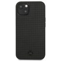 Mercedes MEHCP13MMBLBK iPhone 13 6,1" czarny/black hardcase Leather Meshed Metal Logo