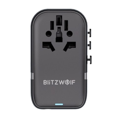 Adapter Podróżny 5w1 Blitzwolf BW-TA2 2xUSB PD + 2xC QC + C GaN 100W
