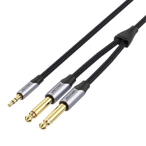 Kabel audio mini jack 3.5mm do 2x jack 6.35mm męski Vention BARHK 8m