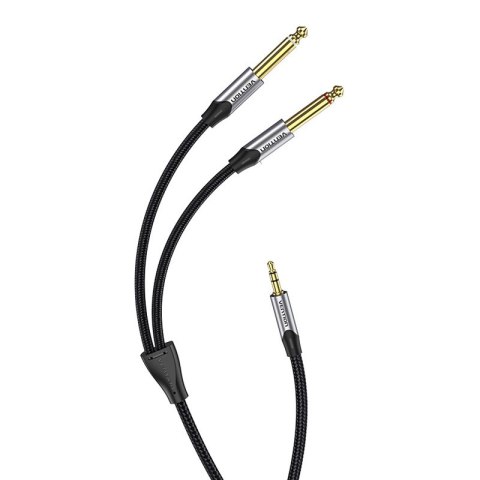 Kabel audio mini jack 3.5mm do 2x jack 6.35mm męski Vention BARHL 10m