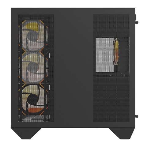 Obudowa komputerowa Darkflash DY470 (czarna) + 4 wentylatory + uchwyt GPU