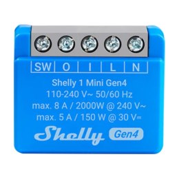 Sterownik Shelly 1 Mini Gen4 Zigbee/Matter