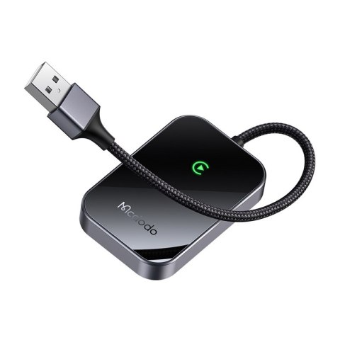 Bezprzewodowy adapter CarPlay z kablem USB McDodo CA-7210 czarny