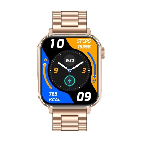 Smartwatch Colmi P80 (stalowo-złoty)