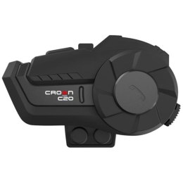Interkom motocyklowy Crown C20 Bluetooth 5.1 czarny