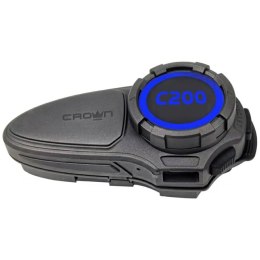 Interkom motocyklowy Crown C200 Mesh Bluetooth czarny