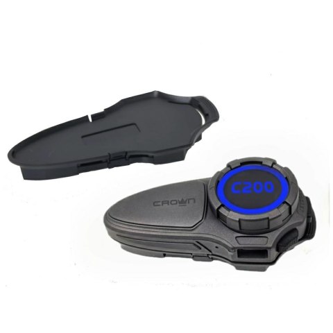 Interkom motocyklowy Crown C200 Mesh Bluetooth czarny