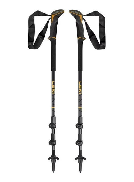 Kije trekkingowe LEKI Makalu Lite 100-135 cm, black/orange