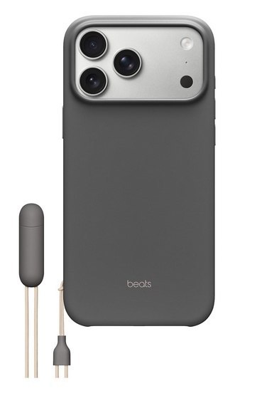 Etui z podpórką Beats Kickstand zgodne z MagSafe i panelem Sterowanie aparatem do iPhonea 17 Pro Max - szafirowy szary