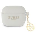 Guess GUA3LSC4EG AirPods 3 cover szary/grey Silicone Charm 4G Collection