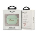 Guess GUA3LSCHSN AirPods 3 cover zielony/green Silicone Charm Heart Collection