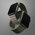 UNIQ pasek Revix Apple Watch Series 4/5/6/7/SE 44/45mm. Reversible Magnetic zielony-ciemnoszary/green-taupe