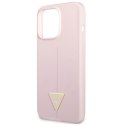 Guess GUHCP13XSLTGU iPhone 13 Pro Max 6,7" fioletowy/purple hardcase Silicone Triangle