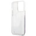 Guess GUHCP13LLFLSU iPhone 13 Pro / 13 6,1" fioletowy/purple hardcase Flower Liquid Glitter