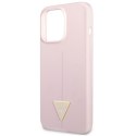 Guess GUHCP13LSLTGU iPhone 13 Pro / 13 6,1" fioletowy/purple hardcase Silicone Triangle