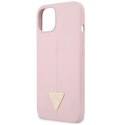 Guess GUHCP13SSLTGU iPhone 13 mini 5,4" fioletowy/purple hardcase Silicone Triangle