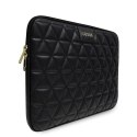 Guess Sleeve GUCS13QLBK 13" czarny /black Quilted