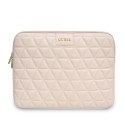 Guess Sleeve GUCS13QLPK 13" różowy /pink Quilted