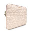 Guess Sleeve GUCS13QLPK 13" różowy /pink Quilted