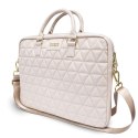 Guess Torba GUCB15QLPK 16" różowa/pink Quilted