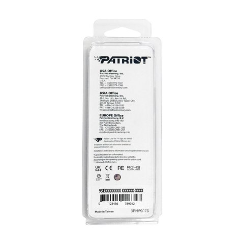 Pamięć PATRIOT (SODIMM/DDR5/32 GB/5600MHz/1.1V/46 CLCL/SINGLE)