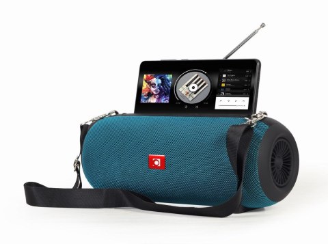 GEMBIRD PRZENOŚNY GŁOŚNIK BLUETOOTH SPK-BT-17-G FM-RADIO, WBUDOWANY MIKROFON, KOLOR ZIELONY, USB, AUX, MICROSD