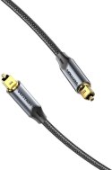 Kabel audio optyczny Vention w oplocie z aluminiowym złączem 5m czarny