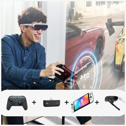 Adapter Rokid HUB USB-C na 2xUSB-C czarny