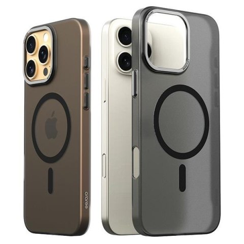 Araree etui Aero Frame MagSafe iPhone 16 Pro Max 6.9" przeźroczysty-czarny/clear black AR20-02122A