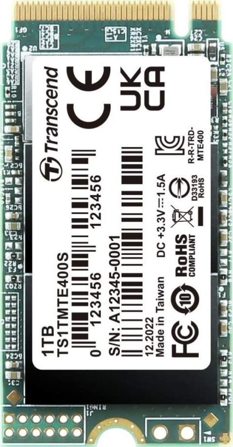 Dysk SSD TRANSCEND TS1TMTE400S (M.2 2242″ /1 TB )