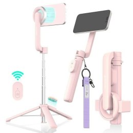 Araree Selfie Stick Bluetooth Magfie Pod różowy/pink MagSafe Tripod AR60-01727D