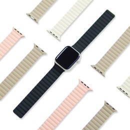 Araree pasek Silicone Link Apple Watch38/40/41mm biało-zielony/warm white-khaki AR70-01908C