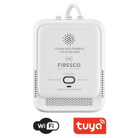 Czujnik gazu ziemnego Firesco (metan) JT-ZL2010W Wi-Fi Tuya Smart Life
