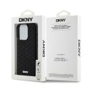 DKNY DKHCP15L3DRPWK iPhone 15 Pro6.1" czarny/black hardcase 3D Rubber Repeat Pattern