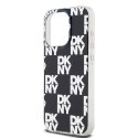 DKNY DKHCP15LHDLCEK iPhone 15 Pro6.1" czarny/black hardcase IML Checkered Mono Pattern