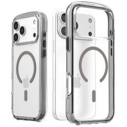 Etui Araree Duple M Air MagSafe do iPhone 17 Pro Max szary