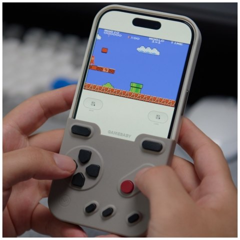 Etui GAMEBABY z kontrolerem do iPhone 17 Pro szary