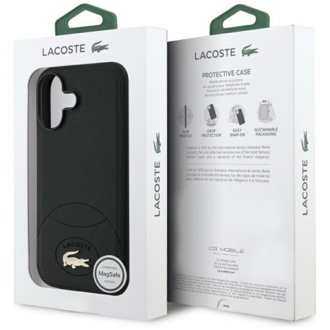 Etui Lacoste Bliss MagSafe do iPhone 17 czarny