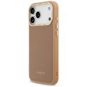 Etui Lacoste Champs Elysees Gold Logo MagSafe do iPhone 17 Pro różowy