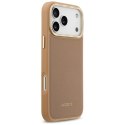 Etui Lacoste Champs Elysees Gold Logo MagSafe do iPhone 17 Pro różowy