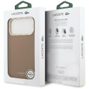 Etui Lacoste Champs Elysees Gold Logo MagSafe do iPhone 17 Pro różowy