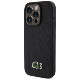 Etui Lacoste Iconic Petit Pique Crossbody Cord MagSafe do iPhone 15 Pro Max czarny
