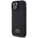 Etui Lacoste Iconic Petit Pique Crossbody Cord MagSafe do iPhone 15 czarny
