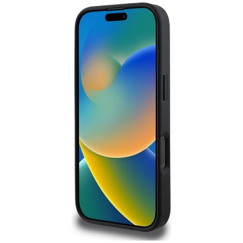 Etui Lacoste Iconic Petit Pique Crossbody Cord MagSafe do iPhone 16 Pro Max czarny